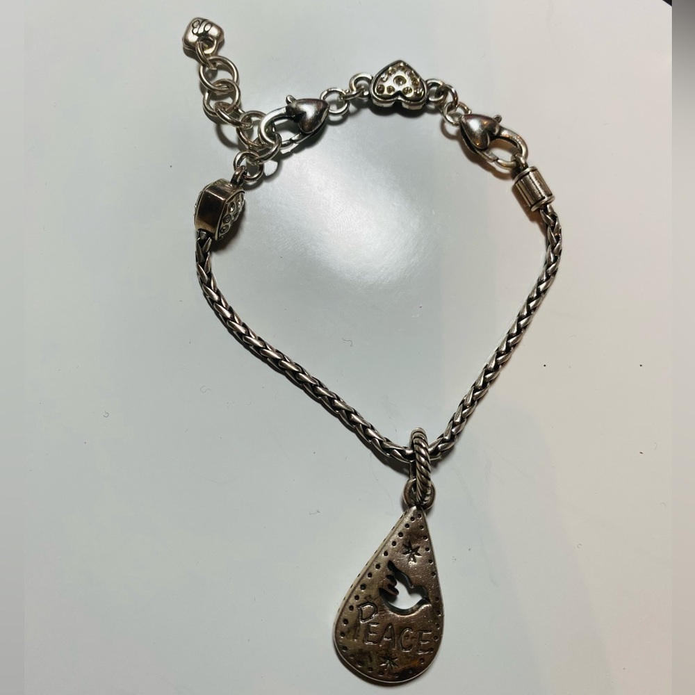 Brighton bracelet with Peace charm (316)